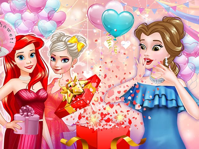 free online games - Princess Bridal Shower Party