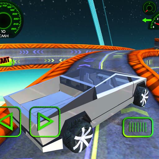 free online games - Cyber Truck Race Climb