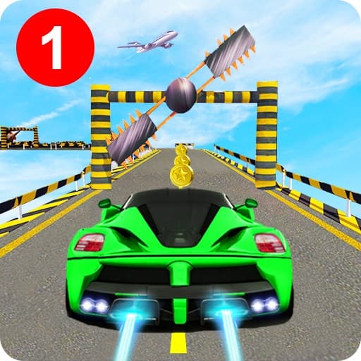 free online games - Mega Car Ramp Impossible Stunt Game