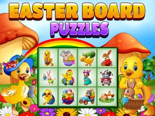 free online games - Easter Board Puzzles