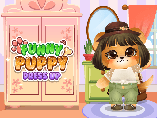 free online games - Funny Puppy Dressup