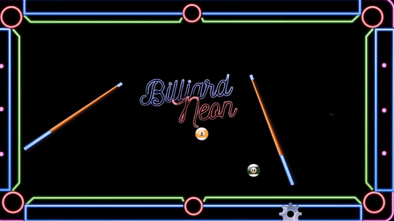 free online games - Billiard Neon