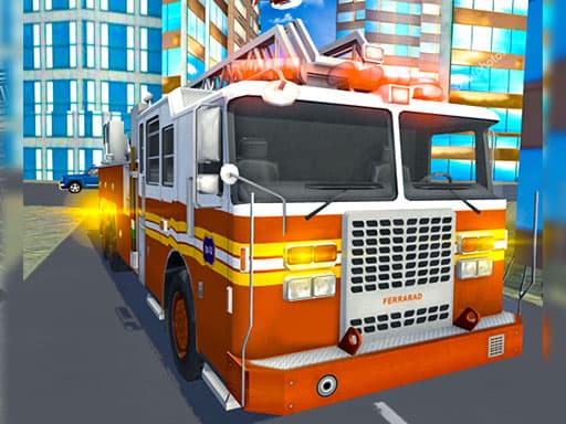 free online games - Fire City Truck Rescue Driving Simulator