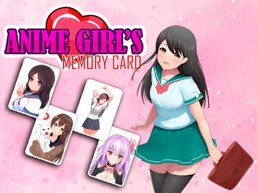 free online games - ANIME GIRLS MEMORY CARD