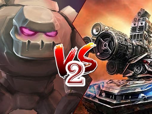 free online games - Tank VS Golems 2