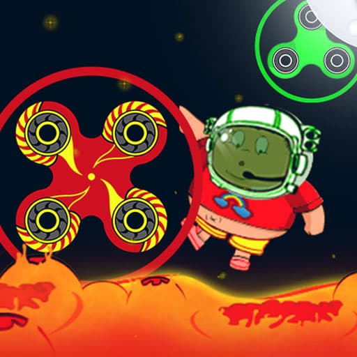 free online games - Spinner Astro The Floor Is Lava