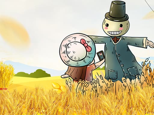 free online games - Cartoon Autumn Puzzle