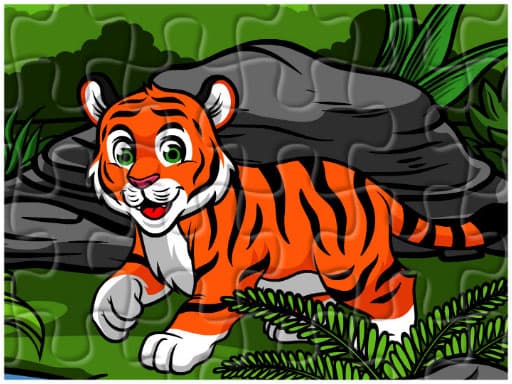 free online games - Big Cats Jigsaw