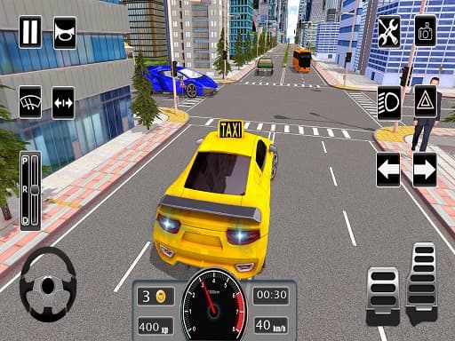 free online games - Modern City Taxi Car Simulator