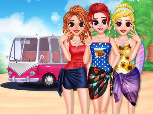 free online games - Besties Summer Vacation