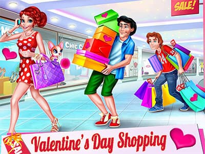 free online games - Valentines Day Shopping