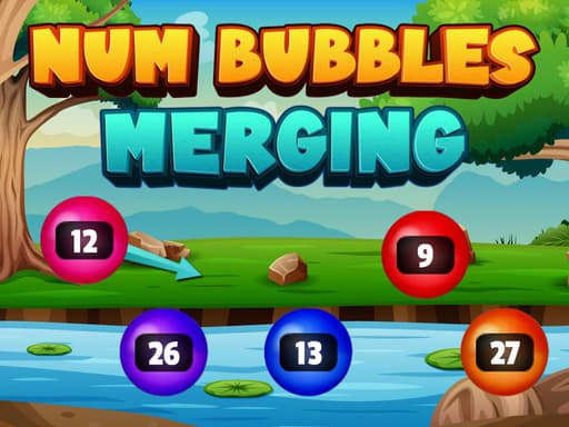 free online games - Num Bubbles Merging