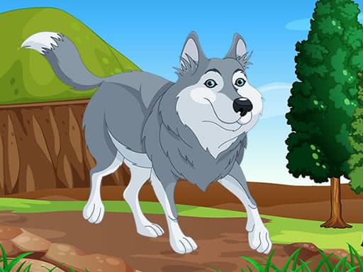 free online games - Wolf Jigsaw