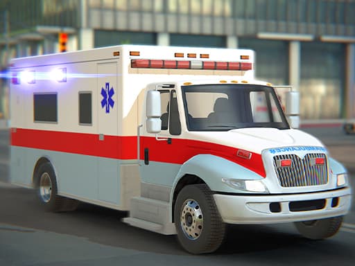free online games - City Ambulance Car Driving