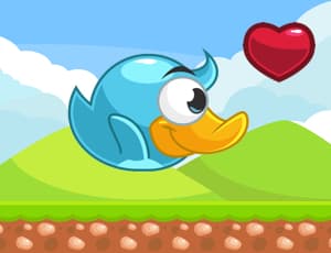free online games - Baby Bird flies in the Sky