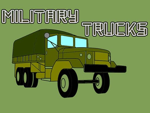 free online games - Military Trucks Coloring