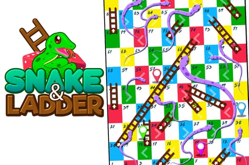 free online games - Snakes and Ladders  the game