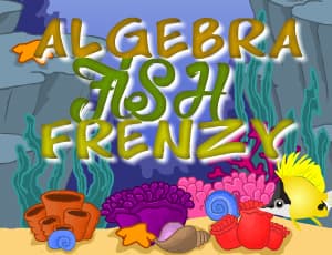 free online games - Algebraic Fish Frenzy