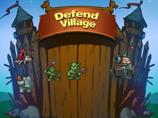 free online games - Defend Village