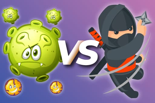 free online games - Virus Ninja 2