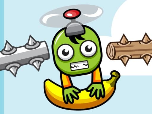 free online games - Banana Copter Swing