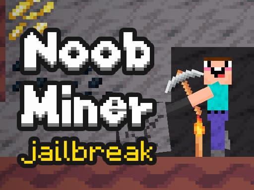 free online games - Noob Miner Escape from prison
