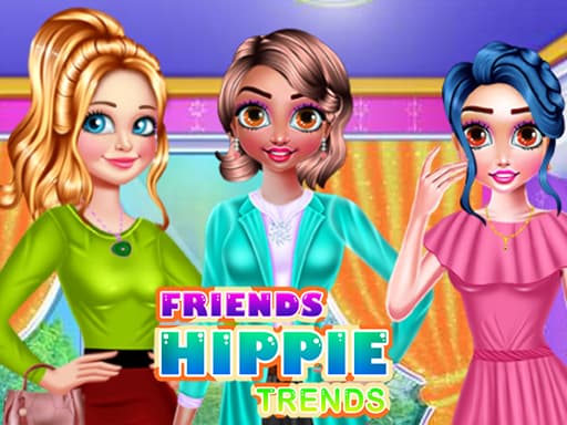 free online games - Friends Hippie Trends