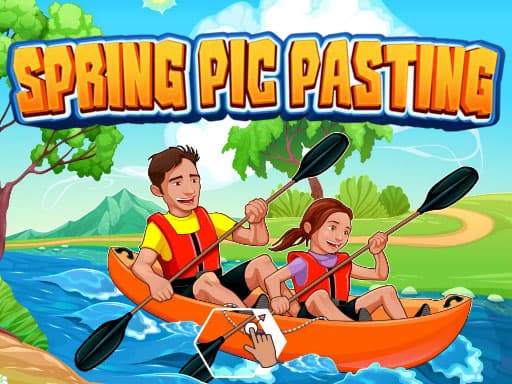 free online games - Spring Pic Pasting