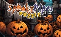 free online games - Spooky Pipes Puzzle
