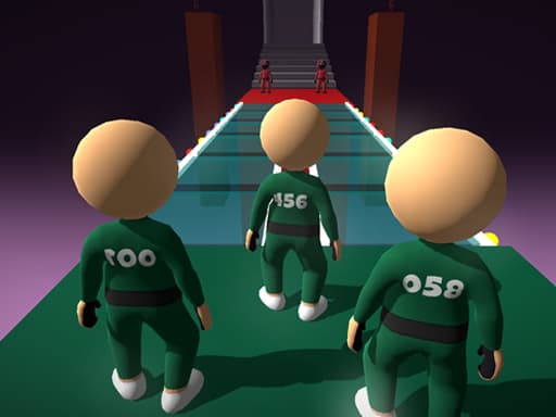 free online games - Squid 2 Glass Bridge