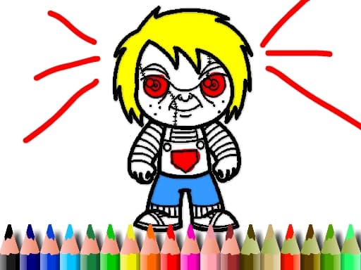 free online games - Scary Boy Coloring Book