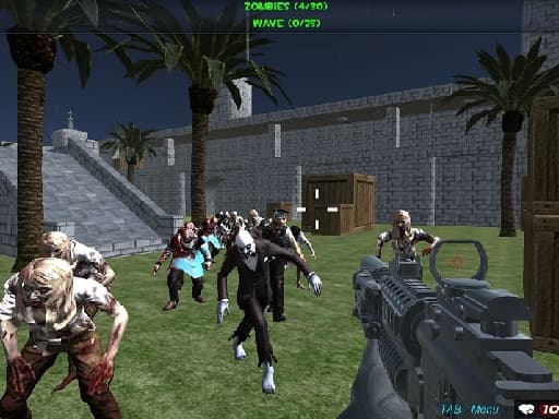 free online games - Shooting Zombie fps Xtreme Good vs Bad Boys