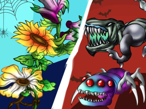 free online games - Angry Plants Flower