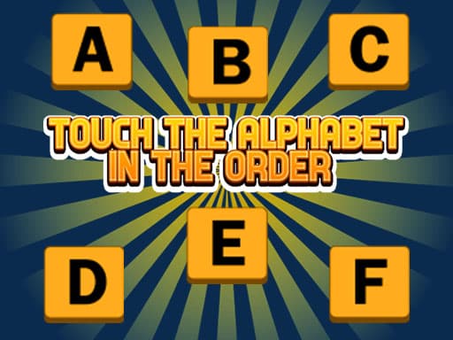 free online games - Touch The Alphabet In The Oder