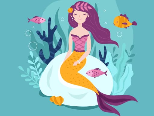 free online games - Mermaid Jigsaw