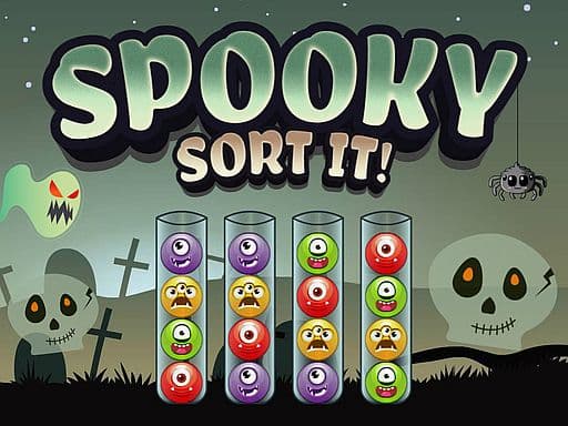 free online games - Spooky Sort It