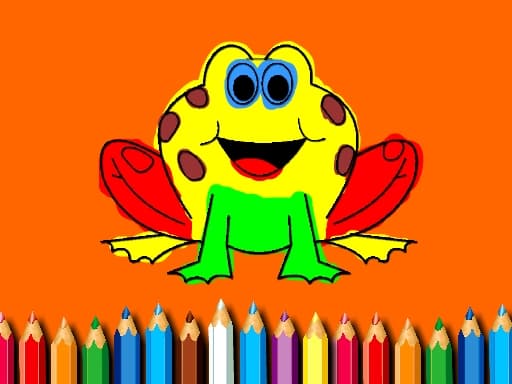 free online games - BTS Funny Frog Coloring Book