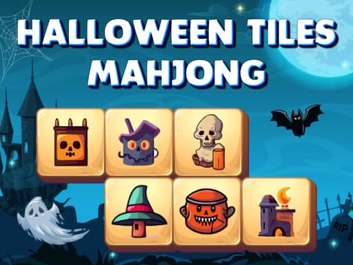 free online games - Halloween Tiles Mahjong