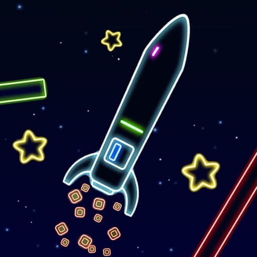 free online games - Neon Rocket