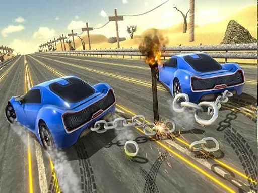 free online games - Chain Car Stunt Game