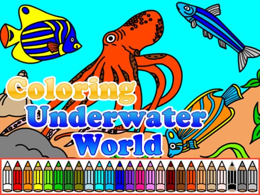 free online games - Coloring Underwater World