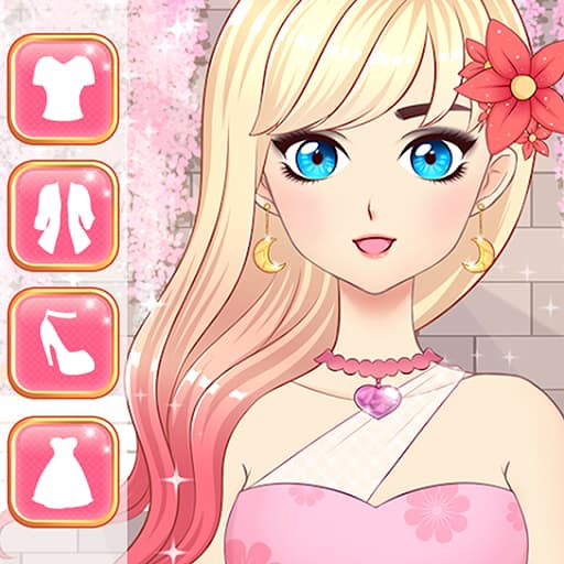 free online games - Anime Girls Dress Up Game
