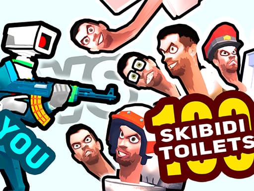 free online games - You vs 100 Skibidi Toilets
