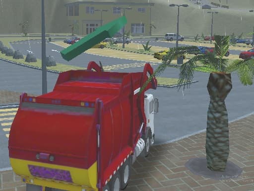 free online games - Island Clean Truck Garbage Sim