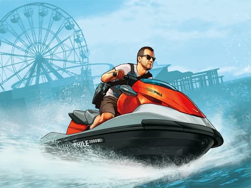 free online games - Jet Ski Puzzle