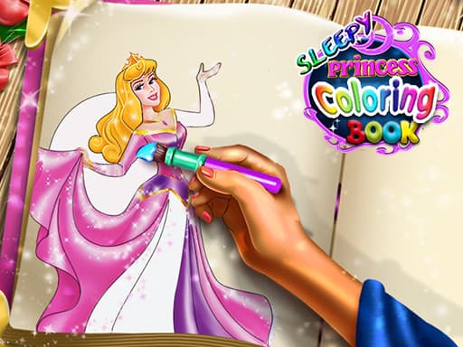 free online games - Sleepy Princess Coloring Book