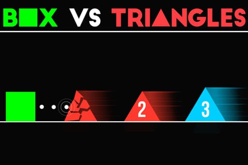 free online games - Box VS Triangles