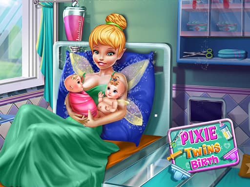 free online games - Pixie Twins Birth