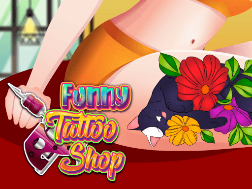 free online games - Funny Tattoo Shop