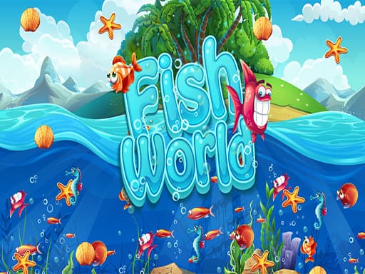 free online games - Fish World Match